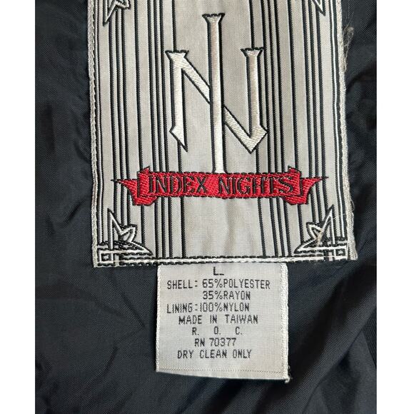 Men's Large Suit Jacket Index Nights Black - Picture 2 of 4